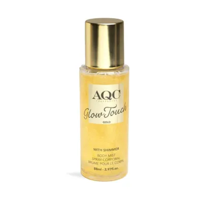 AQC Glow Touch Shimmer Body Mist Gold Σπρέι Σώματος με Shimmer Γλυκό Τροπικό 88ml