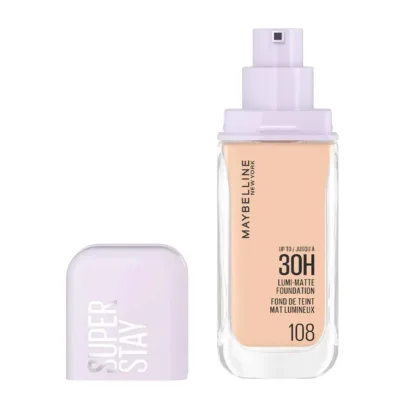 Maybelline Super Stay Lumi Matte Foundation 30H Yγρό MakeUp 35ml Vegan No 108