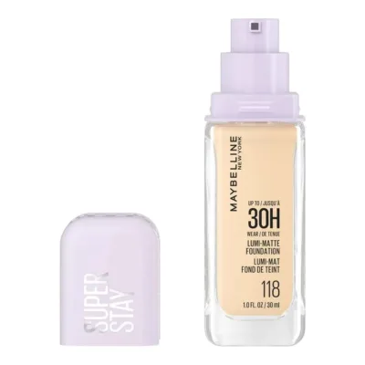 Maybelline Super Stay Lumi Matte Foundation 30H Yγρό MakeUp 35ml Vegan No 118