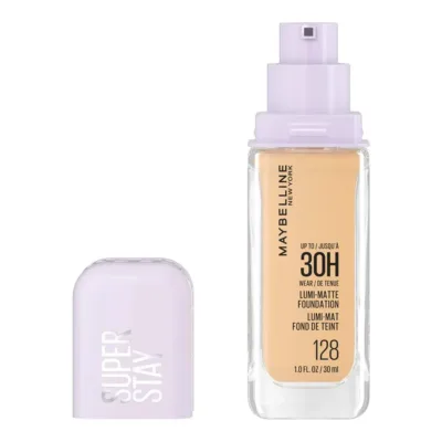 Maybelline Super Stay Lumi Matte Foundation 30H Yγρό MakeUp 35ml Vegan No 128