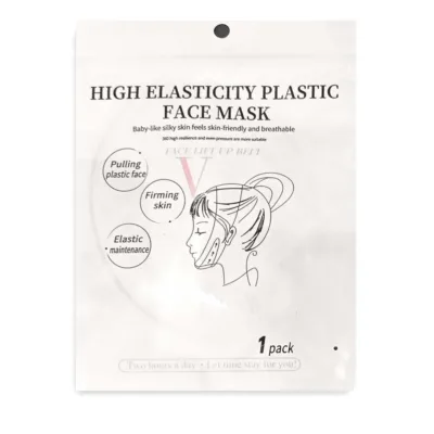 D&H High Elasticity Plastic Face Mask Μάσκα Προσώπου Σιλικόνης για Σύσφιξη & Ανόρθωση 1τεμ