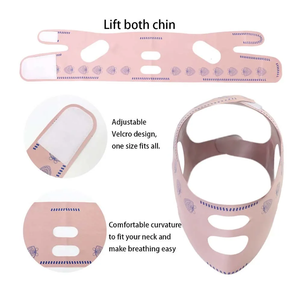 D&H High Elasticity Plastic Face Mask Μάσκα Προσώπου Σιλικόνης για Σύσφιξη & Ανόρθωση 1τεμ