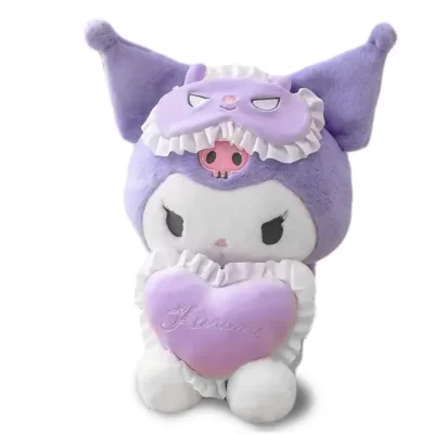 VIP Baby Dolls Kuromi - Λούτρινο Ζωάκι 35cm Λευκό - Μωβ