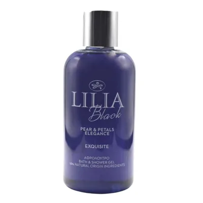 Lilia Black Pear & Petals Elegance Bath & Shower Gel Αφρόλουτρο Φρουτώδες Λουλουδένιο 250ml