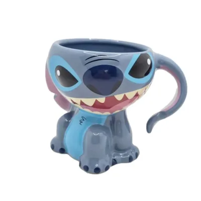 D&H 3D Mug Stitch Πήλινη Τρισδιάστατη Κούπα Φιγούρα 380ml Γαλάζια