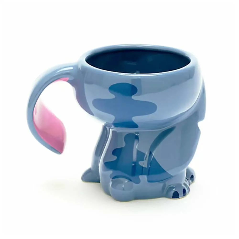 D&H 3D Mug Stitch Πήλινη Τρισδιάστατη Κούπα Φιγούρα 380ml Γαλάζια