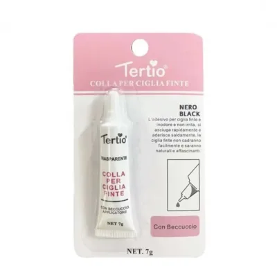 Tertio Eyelash Adhesive Black Κόλλα για Βλεφαρίδες Μαύρη 7gr