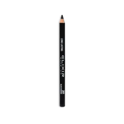 Elixir Long Lasting Eye Pencil Ξύλινο Μολύβι Ματιών 1,3gr 201 Black Diamond Μαύρο