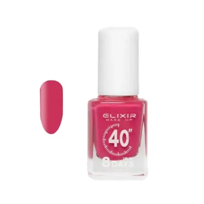 Elixir Fast Dry 40sec Nail Polish Βερνίκι Νυχιών Διάρκειας 8 ημερών 232 Dark Fuchsia Σκούρο Ροζ Φούξια 13ml