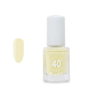 Elixir Fast Dry 40sec Nail Polish Βερνίκι Νυχιών Διάρκειας 8 ημερών 420 Κίτρινο Παστέλ 13ml