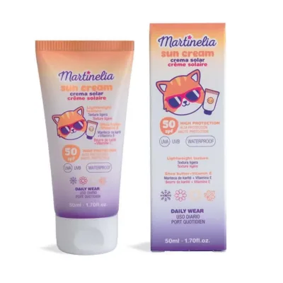 Martinelia Waterproof Sun Cream for Kids Daily Wear Αντηλιακή Κρέμα Προσώπου για Παιδιά SPF50 , 50ml