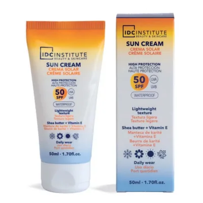 IDC Institute Waterproof Sun Cream Daily Wear Αντηλιακή Κρέμα Προσώπου SPF50, 50ml