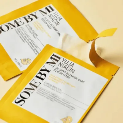 Some By Mi Real Vitamin Brightening Care Mask Μάσκα Προσώπου με Βιταμίνη C 100% Vegan 1τεμ