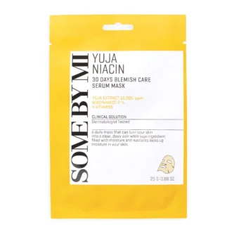 Some By Mi Real Vitamin Brightening Care Mask Μάσκα Προσώπου με Βιταμίνη C 100% Vegan 1τεμ