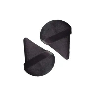 Alpha Beauty Powder Brush Set Σφουγγαράκια για Εφαρμογή Πούδρας 2τεμ Μαύρα