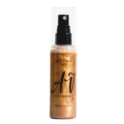 AV Cosmetics Face & Body Mist & Setting Spray Shimmered 80ml