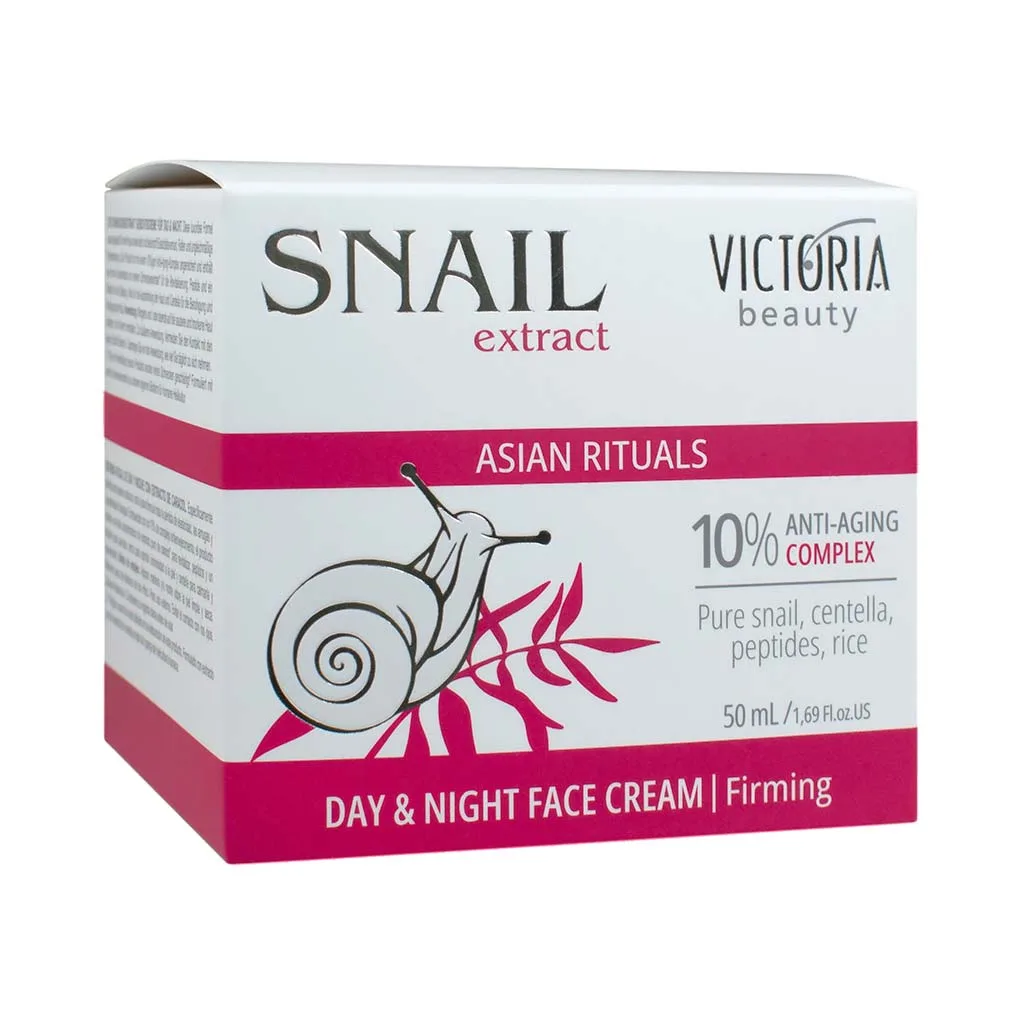 Victoria Beauty Asian Rituals Snail Extract Day & Night Cream Firming Κρέμα Προσώπου με Έκκριμα Σαλιγκαριού, Πεπτίδια & Ρύζι 50ml Victoria Beauty Asian Rituals Snail Extract Day & Night Cream Firming Κρέμα Προσώπου με Έκκριμα Σαλιγκαριού, Πεπτίδια & Ρύζι 50ml