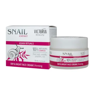 Victoria Beauty Asian Rituals Snail Extract Day & Night Cream Firming Κρέμα Προσώπου με Έκκριμα Σαλιγκαριού, Πεπτίδια & Ρύζι 50ml