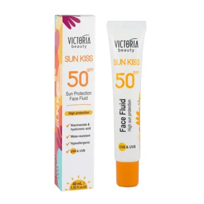 Victoria Beauty Sun Protection Face Fluid ΅Water Resistant Αντηλιακό Γαλάκτωμα Προσώπου SPF50, 40ml