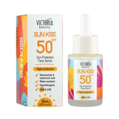 Victoria Beauty Sun Protection Face Serum Water Resistant Αντηλιακός Ορός Προσώπου SPF50, 30ml