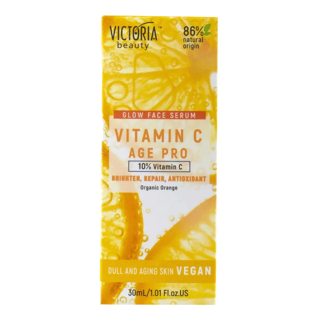 Victoria Beauty Vitamin C Age Pro Face Serum Ορός Συγκέντρωσης 10% Βιταμίνης C για τους Αποχρωματισμούς 30ml Victoria Beauty Vitamin C Age Pro Face Serum Ορός Συγκέντρωσης 10% Βιταμίνης C για τους Αποχρωματισμούς 30ml