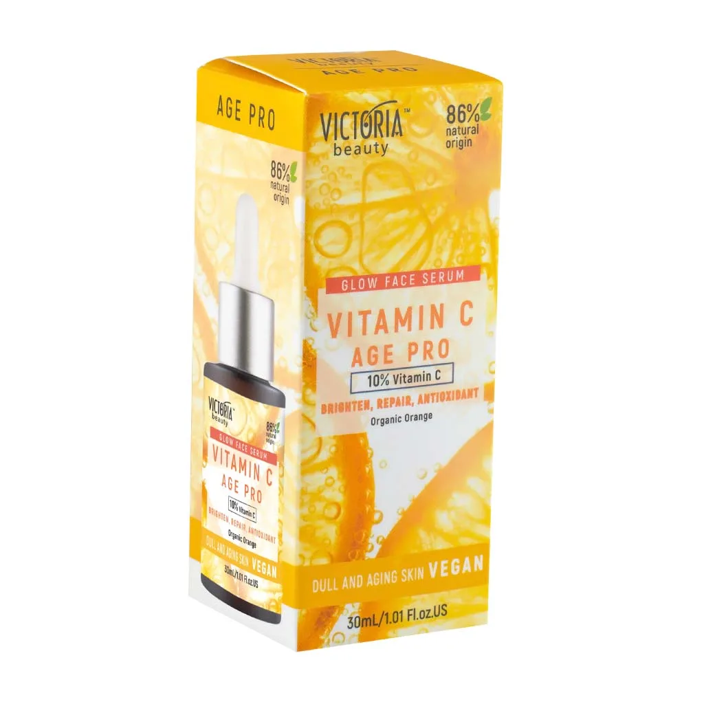 Victoria Beauty Vitamin C Age Pro Face Serum Ορός Συγκέντρωσης 10% Βιταμίνης C για τους Αποχρωματισμούς 30ml Victoria Beauty Vitamin C Age Pro Face Serum Ορός Συγκέντρωσης 10% Βιταμίνης C για τους Αποχρωματισμούς 30ml