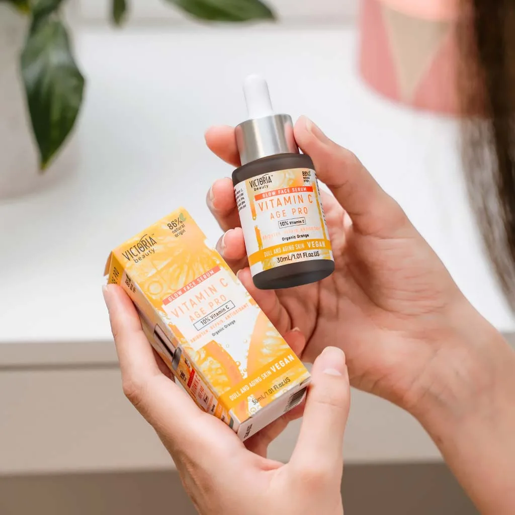 Victoria Beauty Vitamin C Age Pro Face Serum Ορός Συγκέντρωσης 10% Βιταμίνης C για τους Αποχρωματισμούς 30ml Victoria Beauty Vitamin C Age Pro Face Serum Ορός Συγκέντρωσης 10% Βιταμίνης C για τους Αποχρωματισμούς 30ml