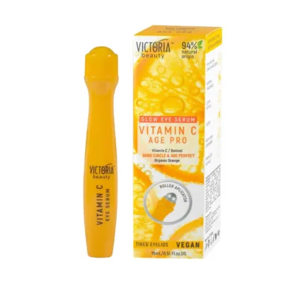 Victoria Beauty Vitamin C Age Pro Roll - On Eye Serum - Ορός Ματιών με Βιταμίνη C & Ρετινόλη 15ml