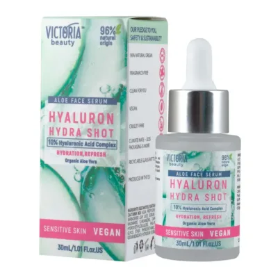 Victoria Beauty Hyaluron Hydra Shot Facial Serum Vegan Ορός Προσώπου Εντατικής Ενυδάτωσης 30ml