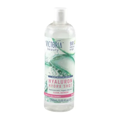 Victoria Beauty Hyaluron Hydra Shot Micellar Water Vegan Εντατικής Ενυδάτωσης και Καθαρισμού Προσώπου 350ml