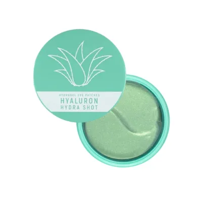 Victoria Beauty Hyaluron Hydra Shot Eye Patches Vegan Επιθέματα Τζελ για τα Μάτια με Υαλουρονικό, Αλόη & Πράσινο Τσάι 60pcs