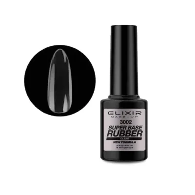 Elixir Professional Semi Gel 3002 Super Rubber Base Coat Ενισχυμένη Βάση για Ημιμόνιμο Βερνίκι Νυχιών 5ml