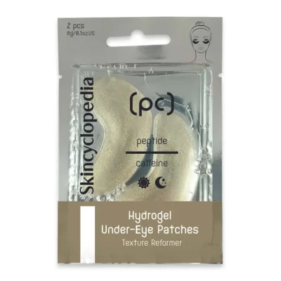 Skincyclopedia Peptide Caffeine Glitter Under Eye Patches Επιθέματα Τζελ για Μείωση του Πρηξίματος Κάτω από τα Μάτια 1Pair 8gr
