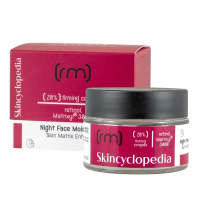 Skincyclopedia Night Face Moisturizer Cream Συσφικτική Κρέμα Νύχτας με Ρετινόλη, Σύμπλεγμα Matrixyl® 3000 & Σκουαλένιο 50ml