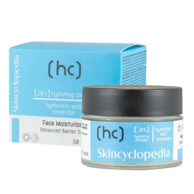 Skincyclopedia Face Moisturizer Cream Κρέμα Προσώπου Εντατικής Ενυδάτωσης με Υαλουρονικό Οξύ & Κεραμίδια 50ml