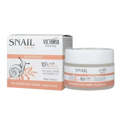 Victoria Beauty Asian Rituals Snail Extract Day & Night Cream Brightening Κρέμα Προσώπου με Έκκριμα Σαλιγκαριού, Νιασιναμίδη & Ρύζι 50ml