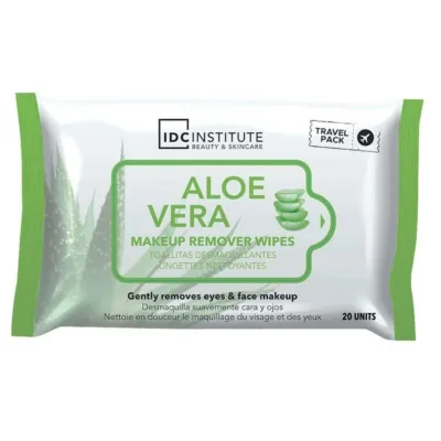 IDC Aloe Vera Makeup Remover Wipes - Μαντηλάκια Ντεμακιγιάζ με Αλόη 20pcs