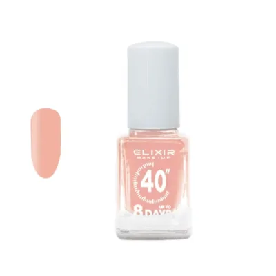 Elixir Fast Dry 40sec Nail Polish Βερνίκι Νυχιών Διάρκειας 8 ημερών 323 Fiction Ανοιχτόχρωμο Ροζ Πορτοκαλί 13ml