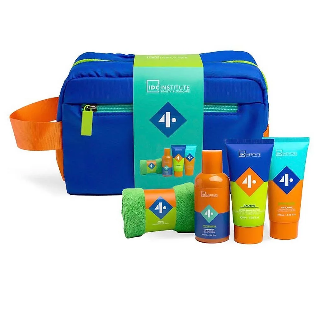 IDC Men 4 Collection Cosmetic Bag Big Set - Σετ Περιποίησης 22 x 15 x 11cm