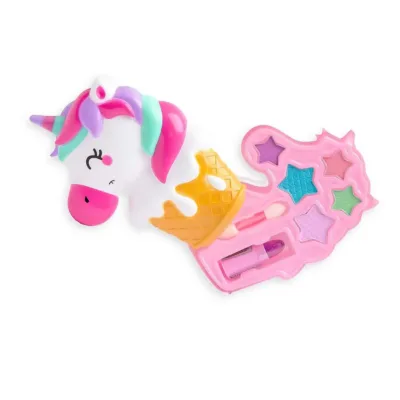 Martinelia Whims Unicorn Palette Set Σκιές Ματιών 7 colours N.w 1.2gr, Κραγιόν 1 x 0.8gr & 1 x Πινελάκι σκιών διπλό