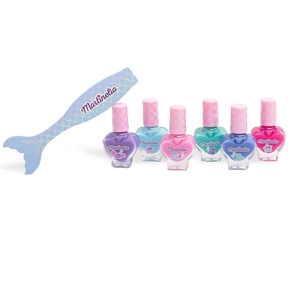 Martinelia Lets Be Mermaids Underwater Magic Nails Βερνίκια Νυχιών 6 x 3.5ml & Λίμα Mermaid Tail