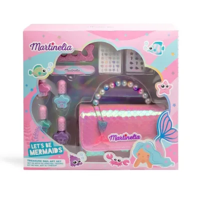 Martinelia Lets Be Mermaids Treasure Nail Art Set & Purse - Σετ Μανικιούρ - Πεντικιούρ & Τσαντάκι 27 x 25 x 7cm