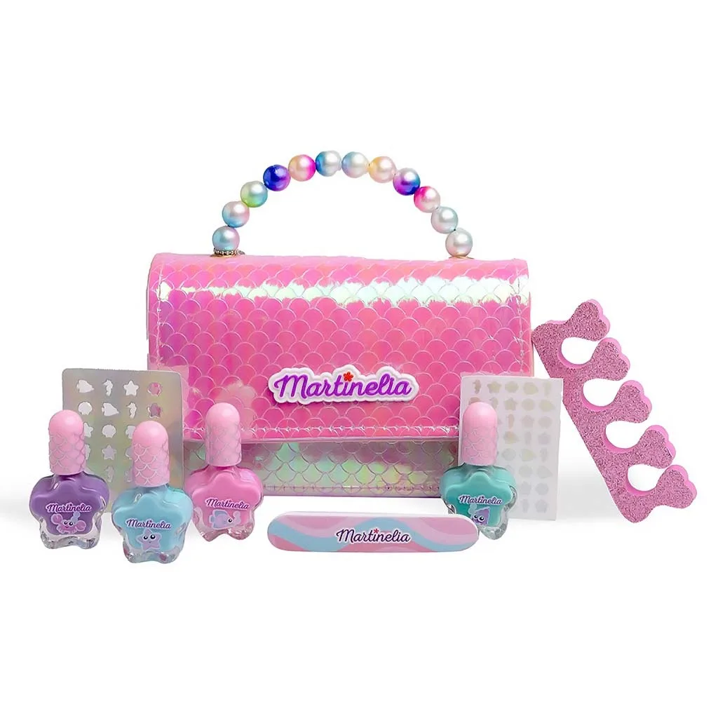 Martinelia Lets Be Mermaids Treasure Nail Art Set & Purse - Σετ Μανικιούρ - Πεντικιούρ & Τσαντάκι 27 x 25 x 7cm