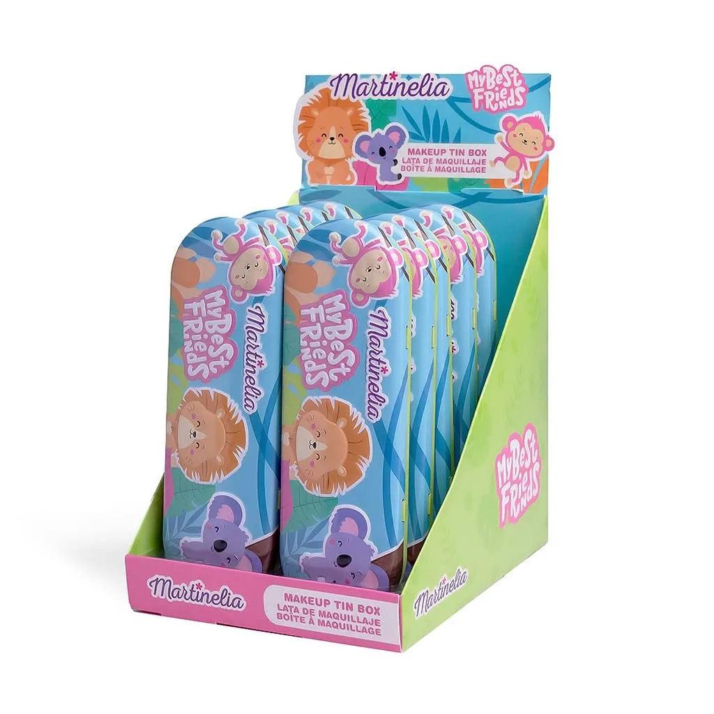 Martinelia My Best Friends Tin Makeup Set Παιδική Κασετίνα Καλλυντικών 17,5 x 6 x 1,5cm Martinelia My Best Friends Tin Makeup Set Παιδική Κασετίνα Καλλυντικών 17,5 x 6 x 1,5cm