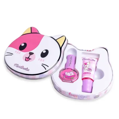 Martinelia Lulu & Duki Glam Tin - Lip Gloss 3,5ml & Βερνίκι Νυχιών 6ml Ηλικίες 3+