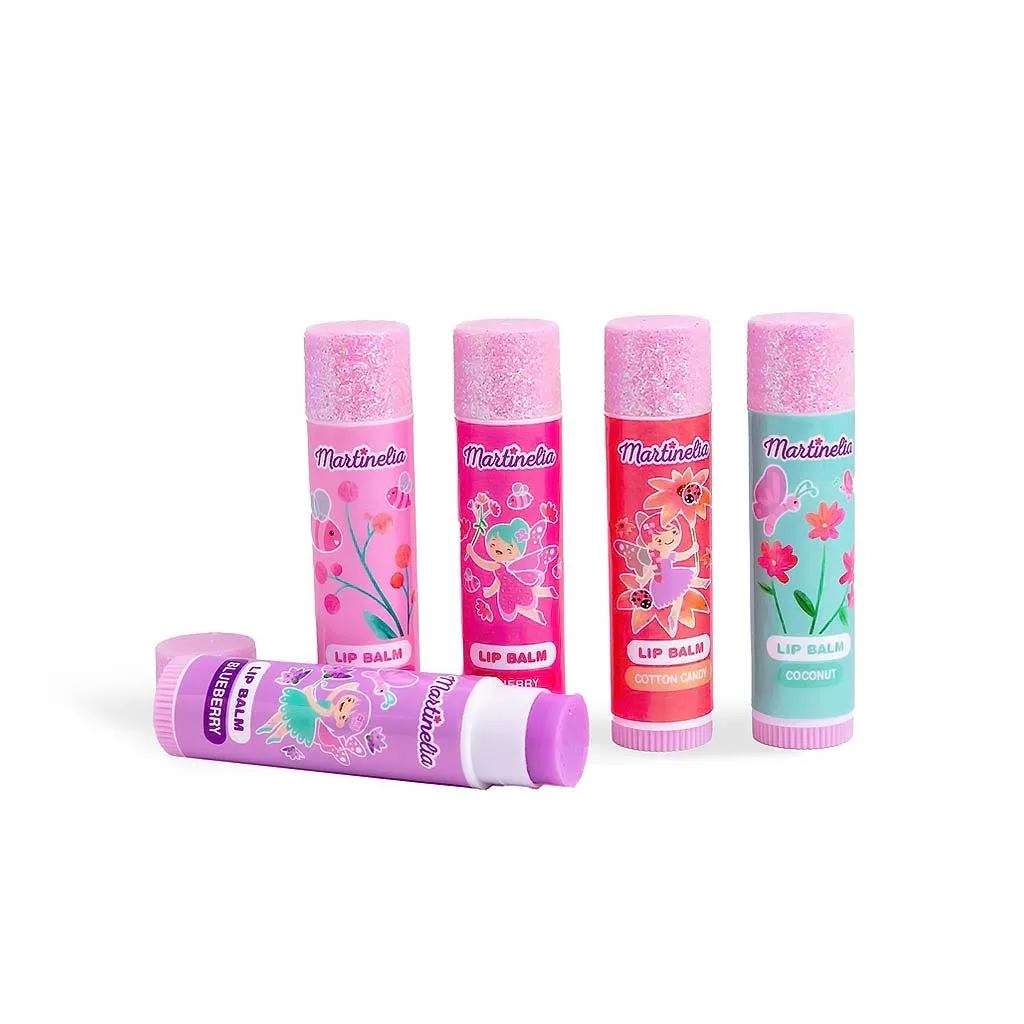 Martinelia Fairy Things Dream Lip Blam Set 5 x 3gr & Cosmetic Bag Ηλικίές 3+