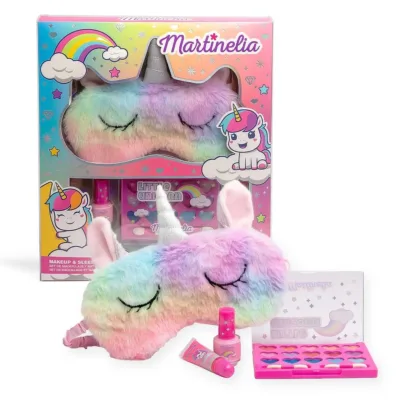 Martinelia Little Unicorn Makeup & Sleeping Mask Set II - Παιδικό Σετ Ομορφίας 25 x 29 x 3,5cm