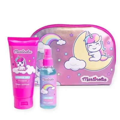 Martinelia Little Unicorn Cosmetic Bag Bath Set - Παιδικό Σετ Περιποίησης για Κορίτσια 21 x 14 x 6cm