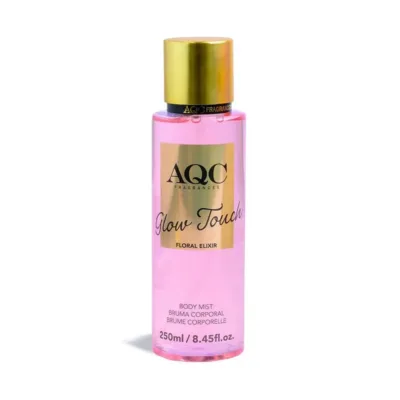 AQC Glow Touch Body Mist Pink Σπρέι Σώματος Ξυλώδες Γλυκό Άρωμα 250ml