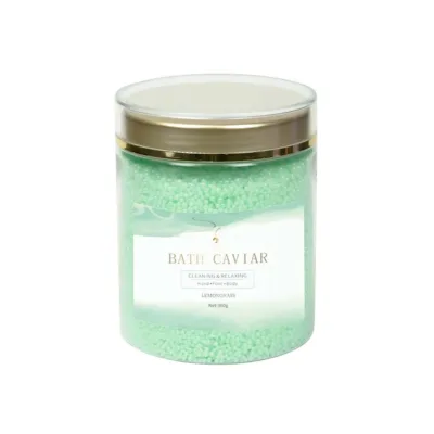 Cherryrain Bath Caviar Salts Lemongrass Άλατα Μπάνιου Πέρλες Λεμονόχορτο 360gr